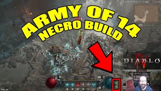 Diablo 4 Beta | Necromancer Build [ARMY OF 14] + Gameplay