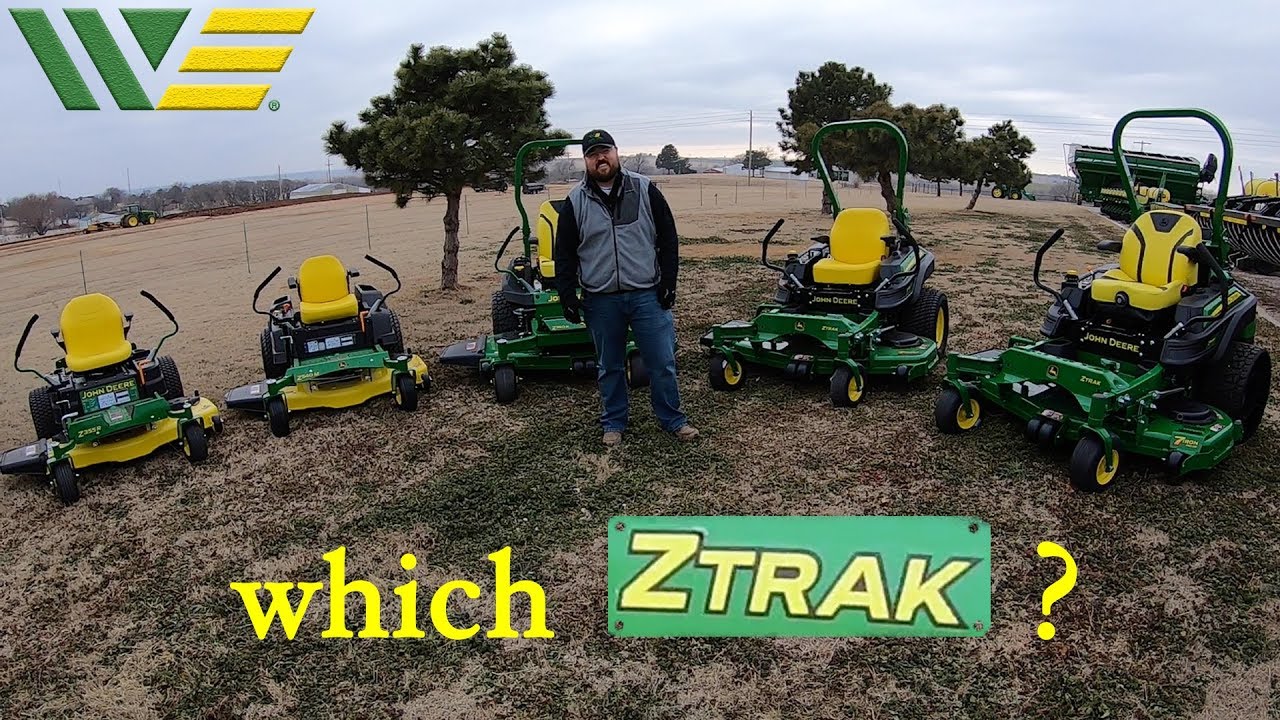 John Deere Zero Turn Comparison Chart