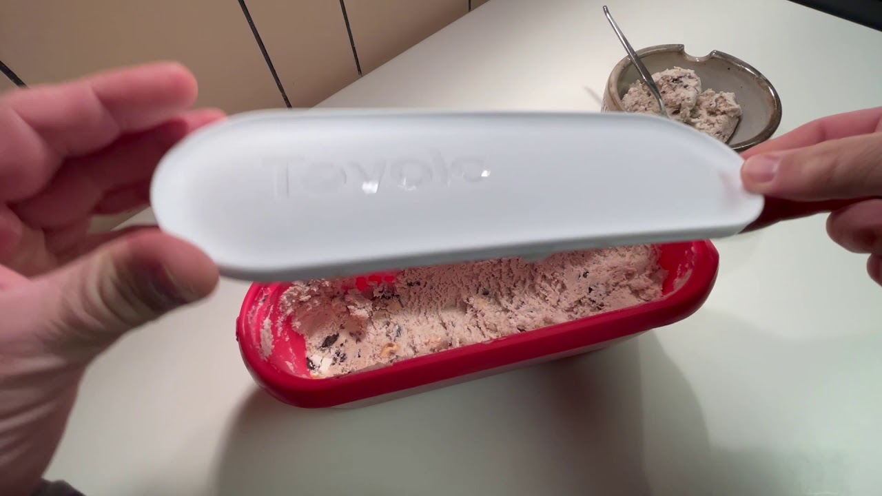 Ice cream tub Tovolo GLIDE-A-SCOOP 1.4 l, raspberry tart