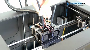 FLASHFORGE Creator X 3D Printer - 03. Loading/Unloading Filament