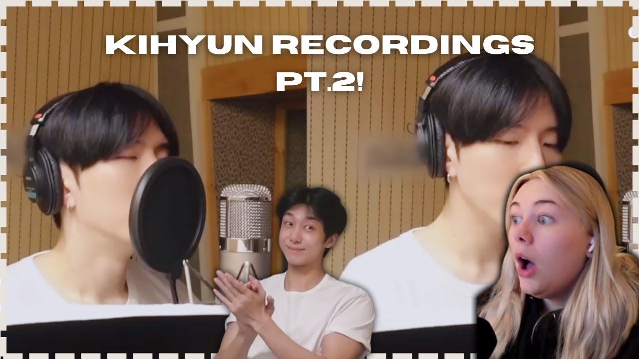 MONSTA X | KIHYUN 'BAD LIAR' & 'CAUSE OF YOU' RECORDINGS - REACTION!