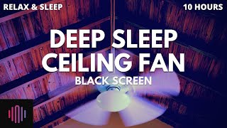 Fan noise 10 hours  / Soft ceiling fan for deep sleeping  / Black screen screenshot 4