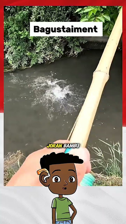 Mancing Pakai Joran  bambu lebih nyaut ikannya #mancingikan #fishing