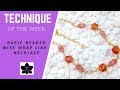 Technique of the Week! Bead-a-Long: Wire Wrap Beads to Create a Linked Necklace