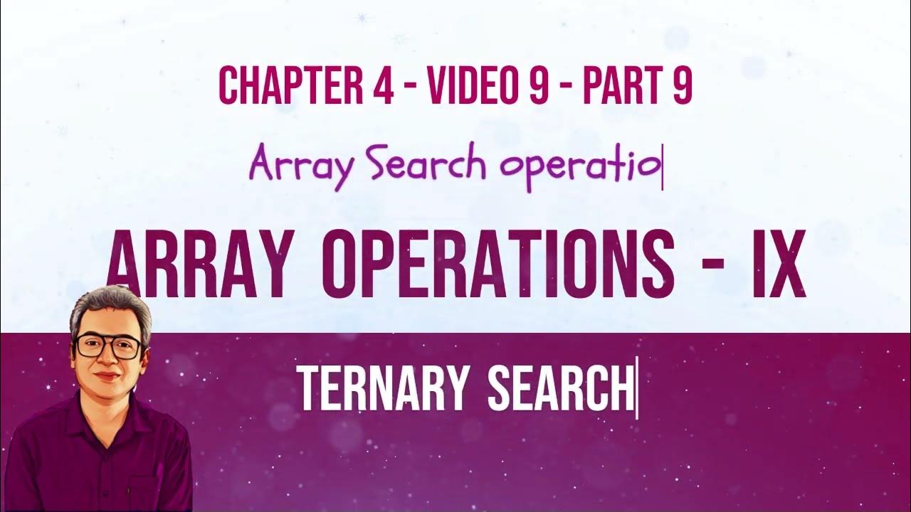 Ternary Search - variant of binary search | using C++ | Anshuman Sharma ...