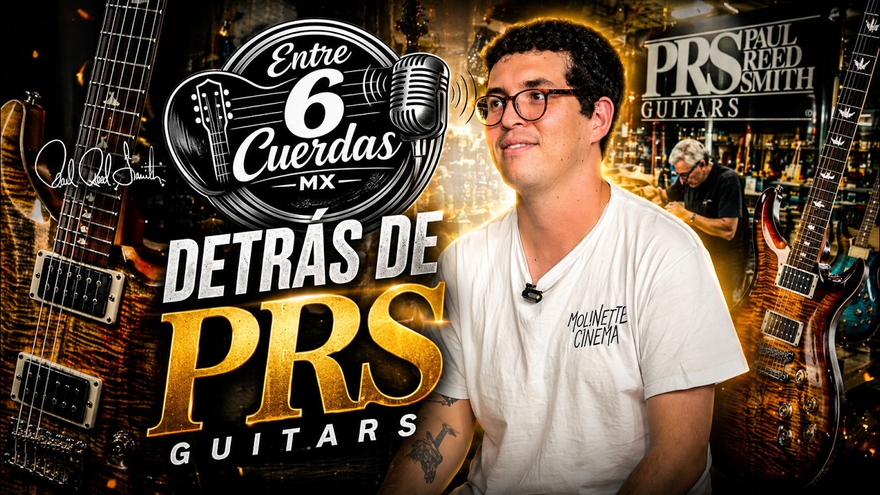 PodCast |entre 6 cuerdas MX 🎸| detrás de PRS‼️| ft. Rodrigo Diaz 🎧