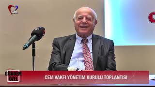 Prof. Dr. İzzettin Doğan | Cem Vakfı Yönetim Kurulu Toplantısı