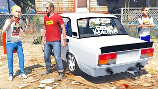 ЖИЗНЬ ПЕРЕКУПА В GTA 5 - КУПИЛ ВАЗ 2107 БОЕВАЯ КЛАССИКА У ТРЕВОРА ⚡ ГАРВИН