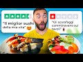 SUSHI MEGLIO RECENSITO vs SUSHI PEGGIO RECENSITO della CITTÀ!