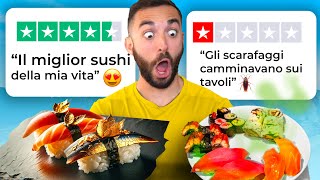 SUSHI MEGLIO RECENSITO vs SUSHI PEGGIO RECENSITO della CITTÀ!