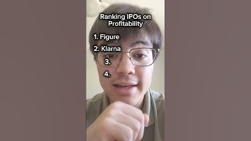 Ranking IPOs on profitability #ipo #stockmarket #investing #klarna #figure #via #legence #gemini