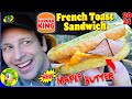 Burger King® FRENCH TOAST SANDWICH 2021 Review 🍔👑🍞🍳🍁🧈 | Peep THIS Out! 🕵️‍♂️