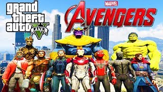 GTA 5 - Avengers Infinity War Mod / Thanos