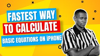 Fastest Way to Calculate Basic Equations on iPhone