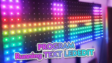 Programming Running Text LED with LedEdit 2020: Made Easy