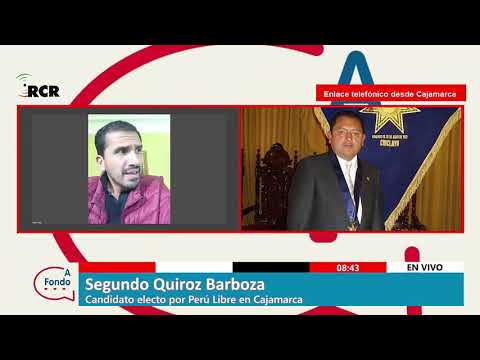 ENTREVISTA A SEGUNDO QUIROZ BARBOZA, CONGRESISTA ELECTO POR PERÚ LIBRE EN CAJAMARCA