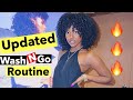 My Wash N Go Routine with Bangs