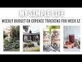 My Simple Life | week 21  | Zero based budget / Budget envelops / Saving challenge