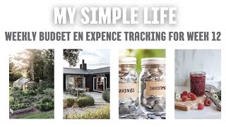 My Simple Life | week 21  | Zero based budget / Budget envelops / Saving challenge