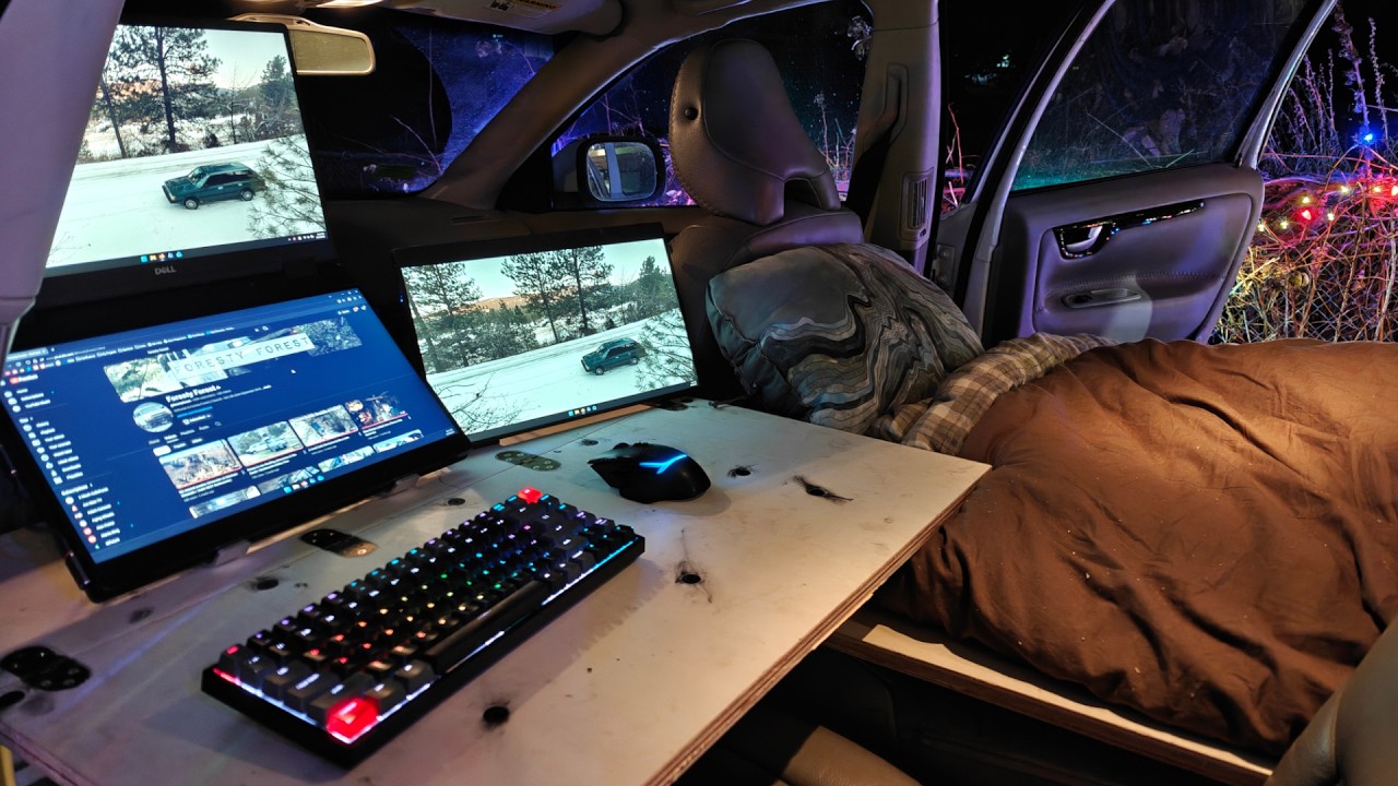 Я превратил свой Volvo XC70 в крошечный дом на колёсах.