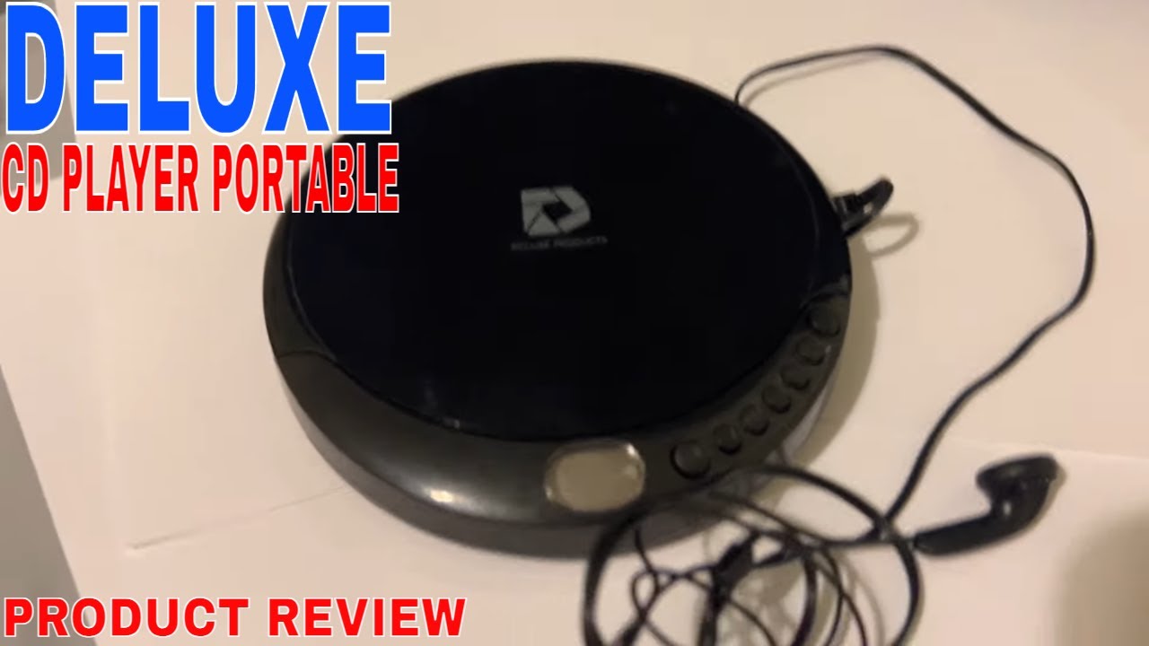 ✓ Deluxe Products CD Player Portable 🔴 - YouTube