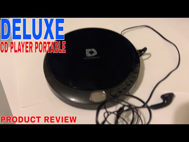 ✓ Deluxe Products CD Player Portable 🔴 - YouTube