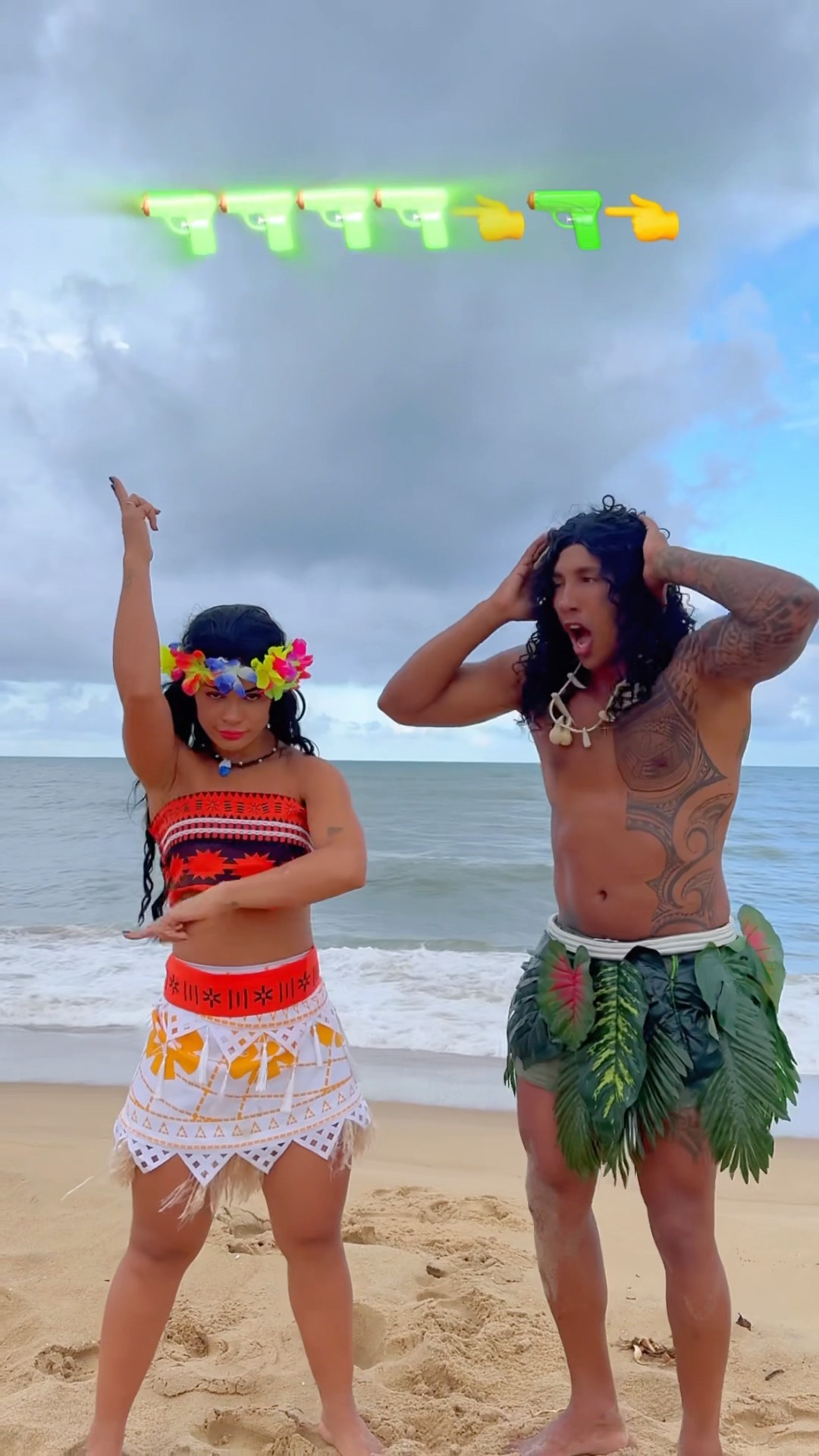 Quem foi melhor: Moana ou Maui? ??  #tutorial #entretenimento #moana #maui