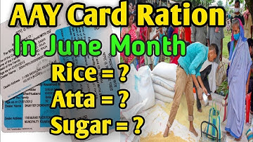 AAY Card Ration In June Month || E-pos Machine Ration Billing AAY Ration Card || রেশন AAY কার্ডের ||