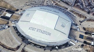 AT&T Stadium From Space || AT & T Stadium ||