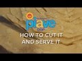 How to cut and serve the original Piave PDO cheese