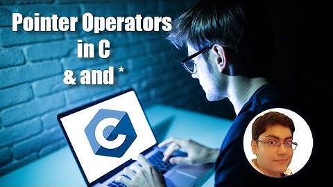 Pointer Operators in C | Address of(&) and Value at(*) Op. | C Programming Tutorial for Beginners