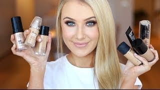 LIQUID FOUNDATION REVIEWS(Hey loves! In this video I talk about all of my holy grail/most used liquid foundations. Obviously I don't love them all equally so that's why I said some I don't like ..., 2014-07-08T00:00:01.000Z)