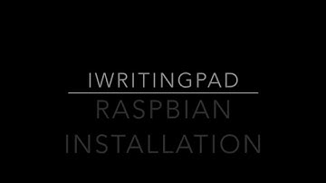 iWritingPad Raspbian (Raspberry Pi) desktop installation