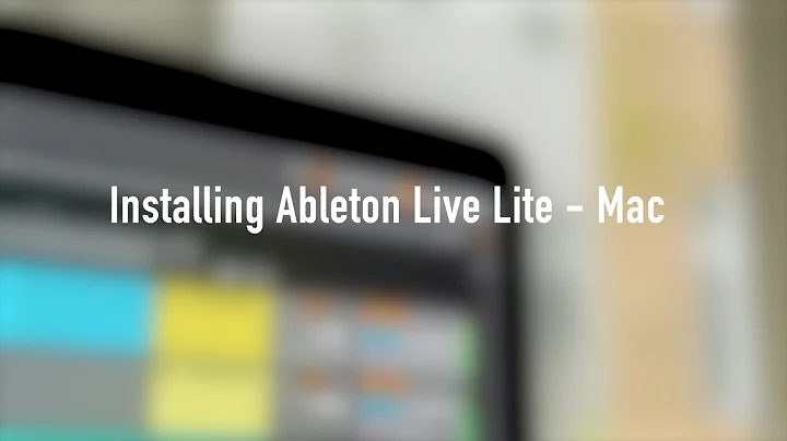 How to install Ableton Live 11 Lite - Mac - 天天要聞