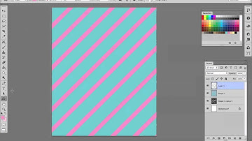 Mix vector shape layers in Photoshop CS6 for abstract effects -- Video Tutorial