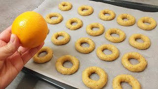 كعك البرتقال مقرمش و لذيذ? بمكونات بسيطة /biscuits à lorange