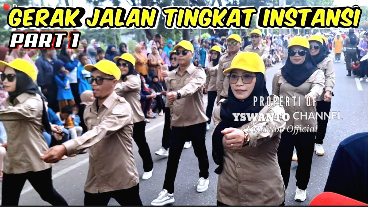 LOMBA GERAK JALAN INDAH TINGKAT INSTANSI PEMERINTAH DAERAH LUWUK BANGGAI PART 1