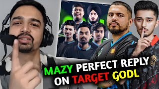 Mazy reply SouL Not Playing Serious & GodL Became Champion😱 Sid vs Jelly Target🚨