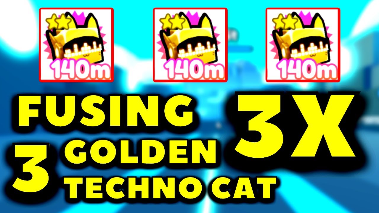 WHAT HAPPENS WHEN YOU FUSE 3 GOLDEN TECHNO CAT? FUSING METHOD PET
