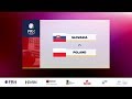 SLOVAKIA vs POLAND - TURNEU INTERNAȚIONAL CADETE, RÂMNICU VÂLCEA