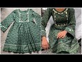 Designer frock cutting and stitching with box plates | frock design