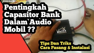 cara pasang kapasitor bank audio mobil