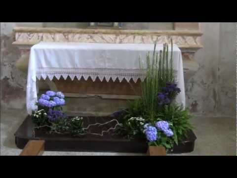 Addobbo Chiesa In Stile Vegetativo Scuola D Arte Floreale Mi Youtube