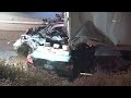 Tujunga: 2 killed after car slams into the back of a big rig parked on the right shoulder of ...