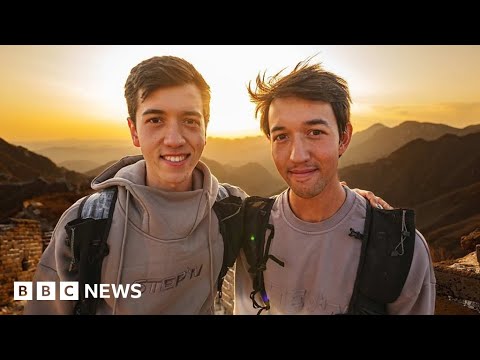 The brothers running the Great Wall of China – BBC News