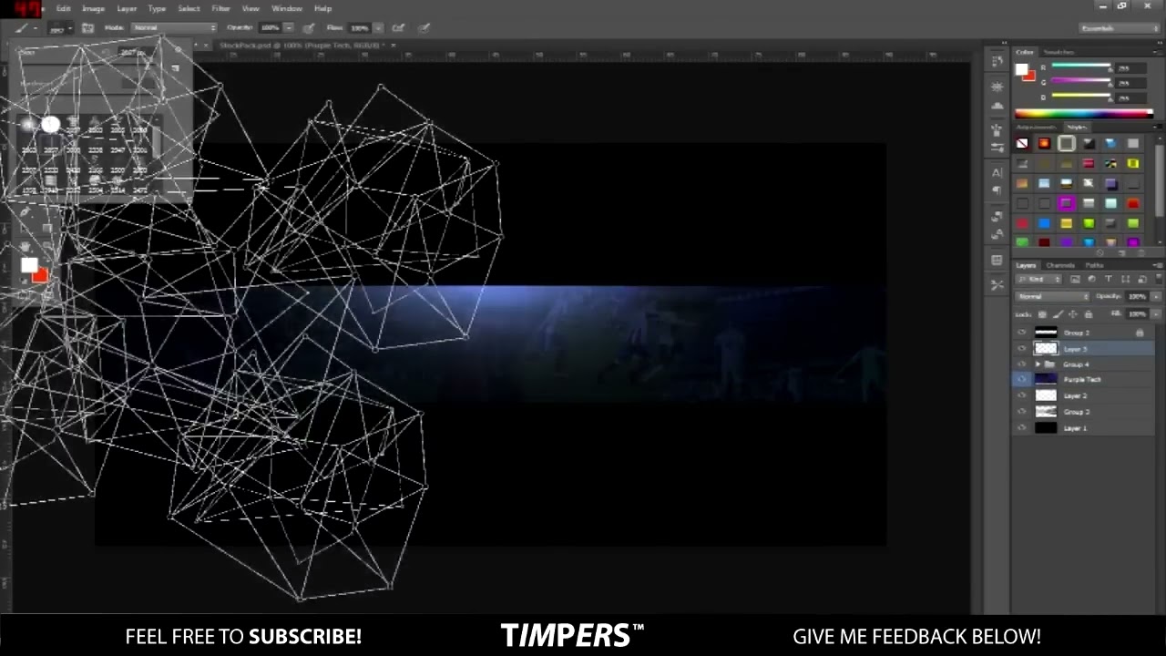 Photoshop Fifa Youtube Banner Template Youtube