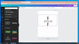 How to do a Split Letter in Canva