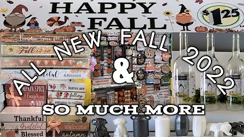 COME WITH ME TO 3 DOLLAR TREES | ALL NEW FALL 2022...