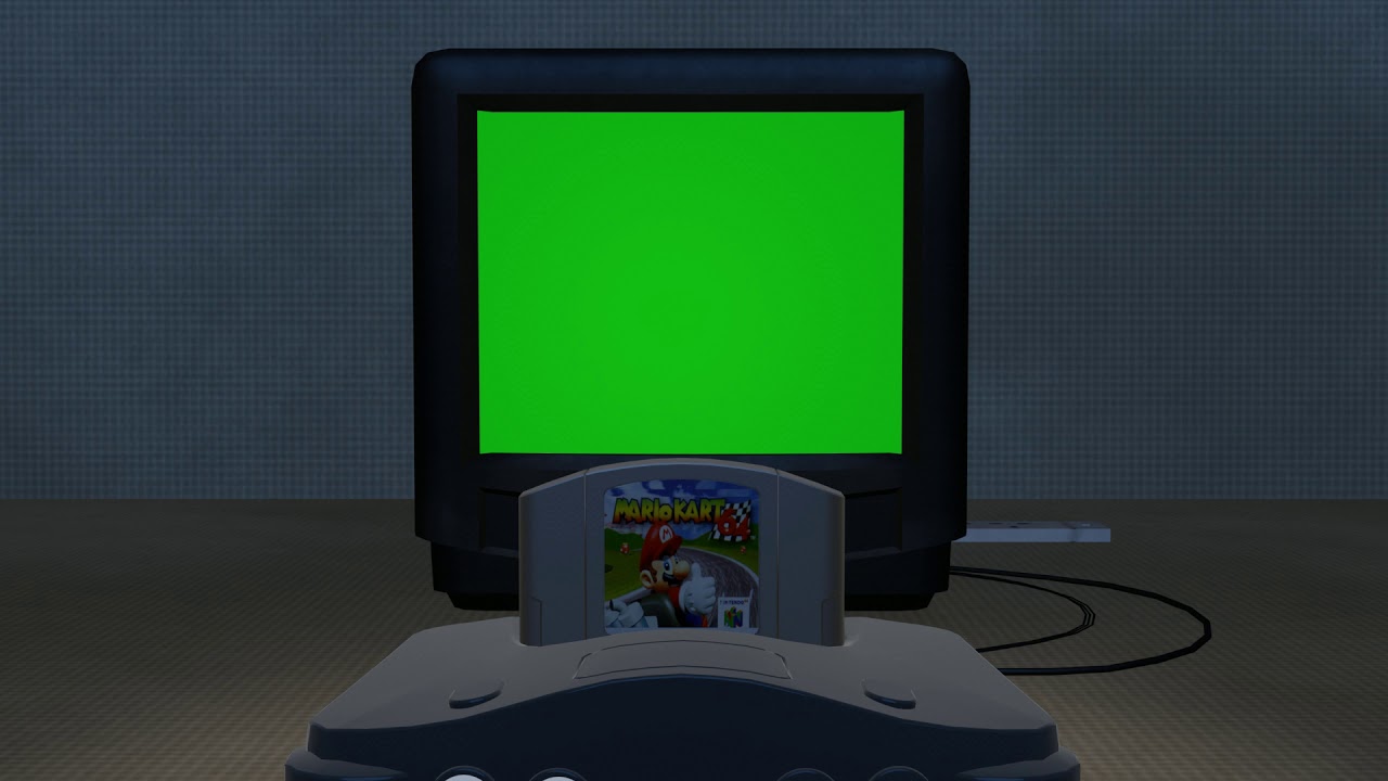 Green Screen N64 into tv Free use YouTube