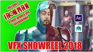 Vfx Demo Reel 2018 Visual Effects Infinity War Iron Man Suit Up After Effects